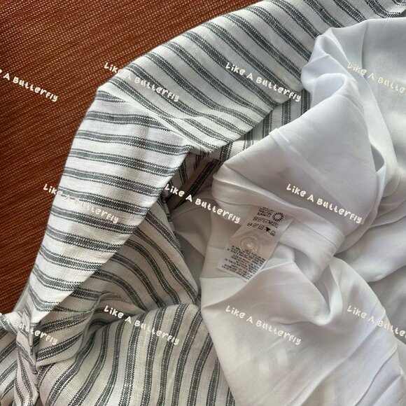 Reformation Tagliatelle Linen Dress - Harbor Stripe - Picture 7 of 11